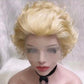 Lace Front Short Curly Human Hair Wig Multiple Colors Available