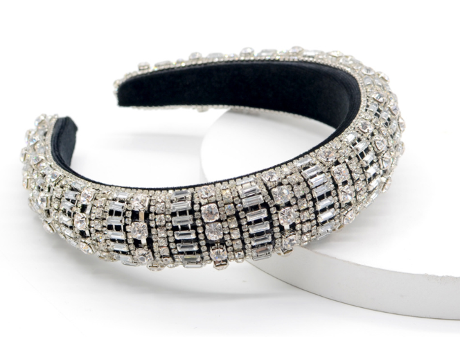 Rhinestone Beaded Headband