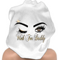 Wink For Daddy Personalized Bonnet with Edge Wrap