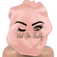 Wink For Daddy Personalized Bonnet with Edge Wrap