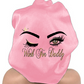 Wink For Daddy Personalized Bonnet with Edge Wrap